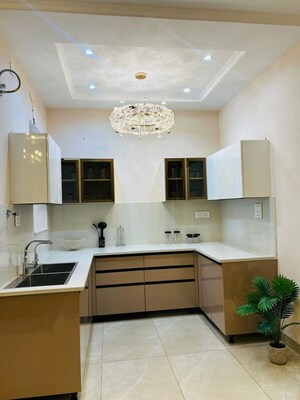 Kitchen in 2 BHK Apartment at Green Residency, Kharar Mohali Road – for Sale