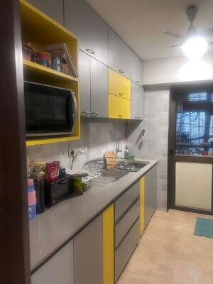Kitchen in 2.5 BHK Apartment at Lake Primrose, Powai – for Rent
