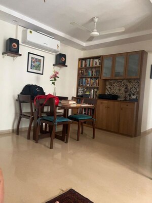 Living Room in 2.5 BHK Apartment at Lake Primrose, Powai – for Rent