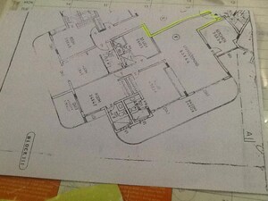 3 BHK Apartment – Map Location View at Sheriff Apartments, Richmond Town - for Rent