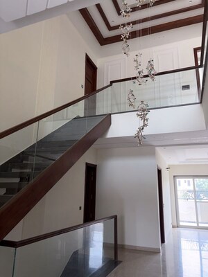 Staircase in 5 BHK Independent House at Aerocity – for Sale