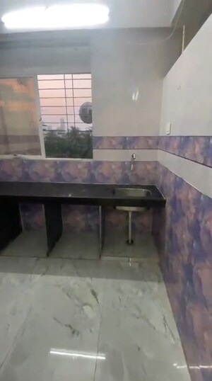 Kitchen in 1 RK Apartment at Kopar Khairane – for Rent