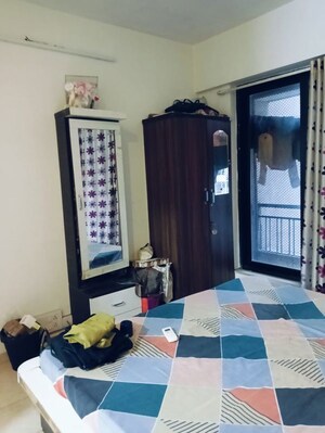 Living Room in 1 BHK Apartment at Prayag Heights, Dindoshi – for Rent