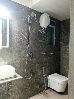 Bathroom in 2 BHK Apartment at Tanay Agarwal Infinity, Virar West – for Sale