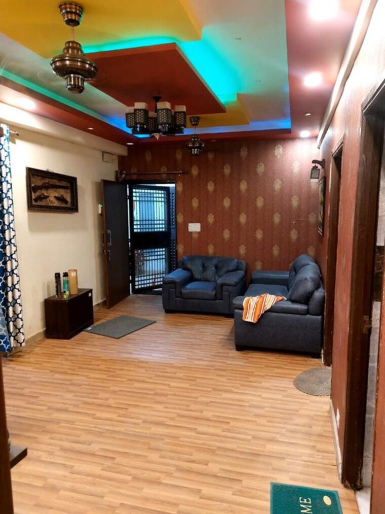 Living Room, supertech-eco-village-ii 2 Bedroom 1106 Sq.Ft. Apartment In Sector 16b Greater Noida Greater Noida 10691738