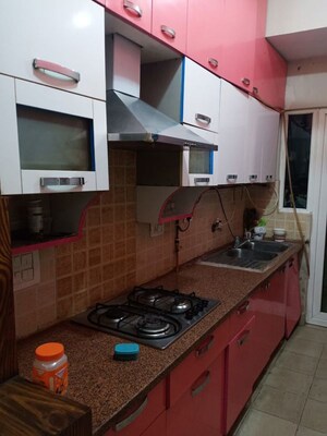 Kitchen in 3 BHK Apartment at Mahagun Moderne, Sector 78 – for Sale