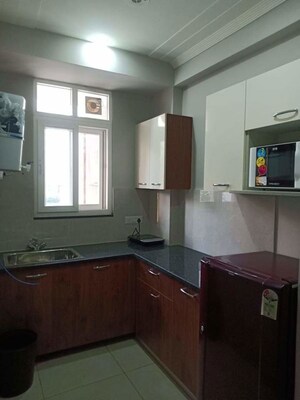 Kitchen in 1 BHK Builder Floor at Sushant Lok I – for Rent