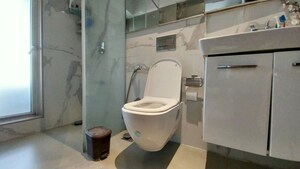 Bathroom in 3 BHK Apartment at RNA NG Eclat, Andheri West – for Rent