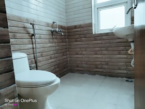 Bathroom in 1 BHK Builder Floor at Realtech The Luxurium, Sushant Lok I – for Rent