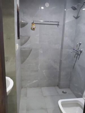 Bathroom in 1 RK Builder Floor at Mohit House, Sushant Lok I – for Rent