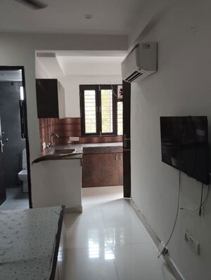 Kitchen in 1 RK Builder Floor at Mohit House, Sushant Lok I – for Rent