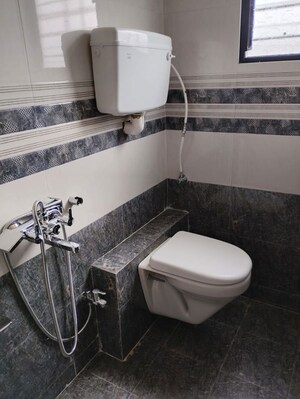 Bathroom in 1 BHK Apartment at Venkatesh Hillside, Dhayari – for Sale