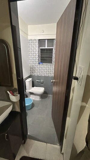 Bathroom in 2 BHK Apartment at RK Lunkad Akshay Tower, Wakad – for Rent
