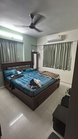 Bedroom in 2 BHK Apartment at RK Lunkad Akshay Tower, Wakad – for Rent