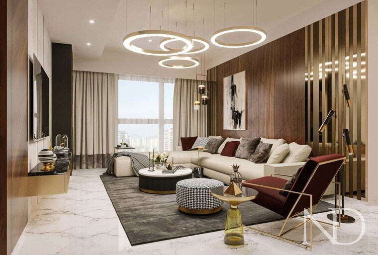 Living Room, mahagun-marvella 5 Bedroom 5825 Sq.Ft. Apartment In Sector 78 Noida 10691472