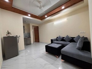 Living Room in 1 BHK Apartment at Freedom Fighters Enclave – for Rent