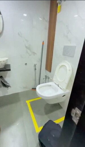 Bathroom in  Office Space at Squarefeet Centrum, Wagle Industrial Estate – for Rent