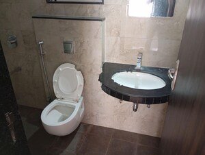 Bathroom in 2 BHK Apartment at Welworth Purnam, Hinjewadi – for Rent
