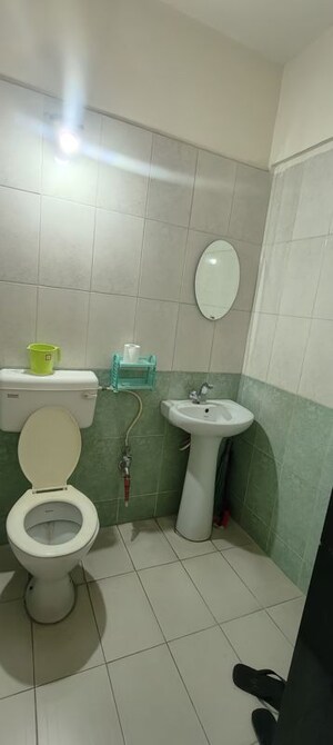 Bathroom in 2 BHK Apartment at GK Rose Rythm, Pimple Saudagar – for Rent