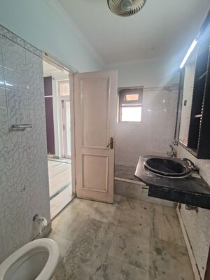Bathroom in 3 BHK Builder Floor at Malviya Nagar – for Rent