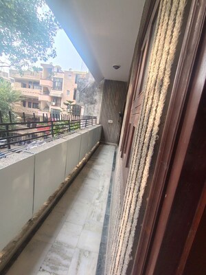 Balcony in 3 BHK Builder Floor at Malviya Nagar – for Rent
