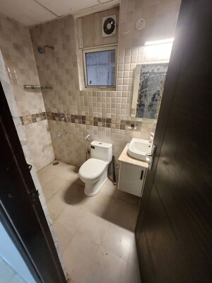 Bathroom in 3 BHK Builder Floor at Signature Global Park 4 and 5, Sohna Sector 36 – for Rent