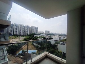 Balcony in 3 BHK Apartment at Greenspace Celestial, Kokapet – for Rent