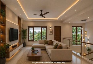 Living Room in 3 BHK Independent House at Kunnamkulam – for Sale
