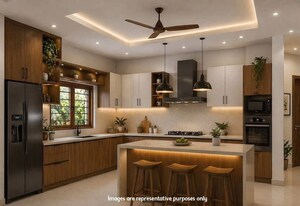 Kitchen in 3 BHK Independent House at Kunnamkulam – for Sale