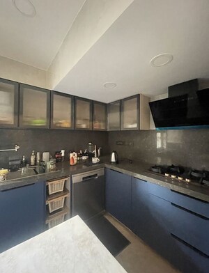 Kitchen in 3 BHK Apartment at Regency Terrace, Khar West – for Rent