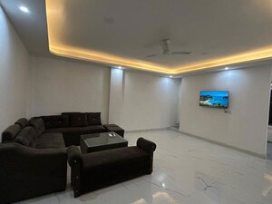 Living Room in 3 BHK Builder Floor at Freedom Fighters Enclave – for Rent