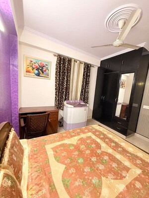 Bedroom in 3 BHK Builder Floor at Freedom Fighters Enclave – for Rent