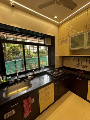 Kitchen in 2 BHK Apartment at MIG Colony, Worli – for Rent