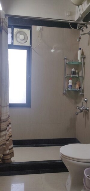 Bathroom in 2 BHK Apartment at Ashok Towers, Parel – for Rent