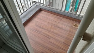 Balcony in 3 BHK Apartment at Rahul Downtown, Punawale – for Rent