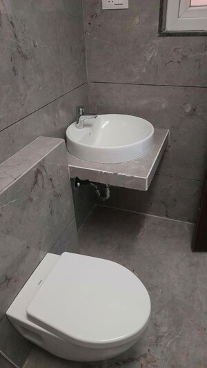 Bathroom in 3 BHK Apartment at Rahul Downtown, Punawale – for Rent