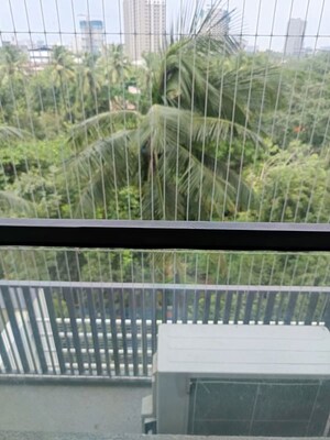 Balcony in 3 BHK Apartment at Nine Ramaa Krishna, Bandra East – for Rent