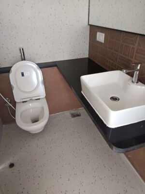 Bathroom in 3 BHK Apartment at Nine Ramaa Krishna, Bandra East – for Rent