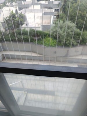 Balcony in 3 BHK Apartment at Nine Ramaa Krishna, Bandra East – for Rent