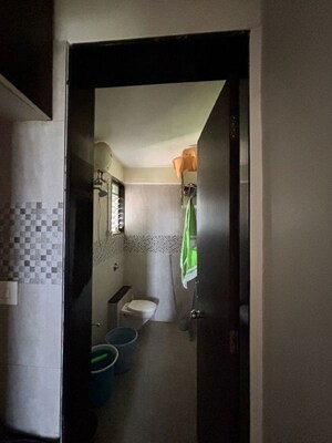 Bathroom in 2 BHK Apartment at Bhojwani Samruddhi Park, Pimple Saudagar – for Rent