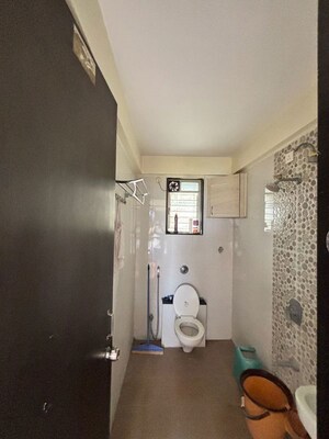 Bathroom in 2 BHK Apartment at Bhojwani Samruddhi Park, Pimple Saudagar – for Rent