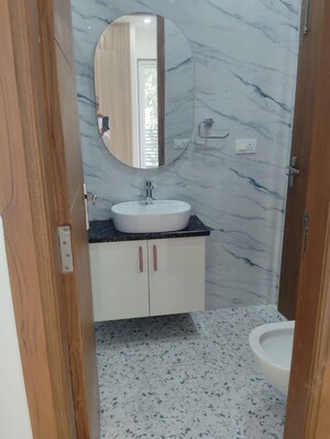 Bathroom in 3 BHK Builder Floor at Chittaranjan Park – for Rent