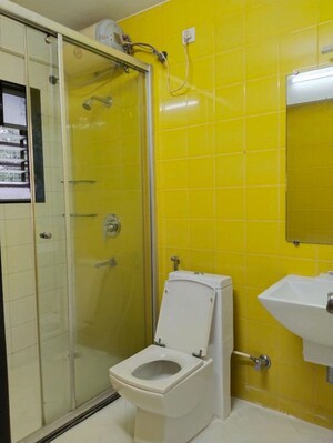 Bathroom in 4 BHK Apartment at Darode Jog Blossom Bouleward, Koregaon Park – for Rent