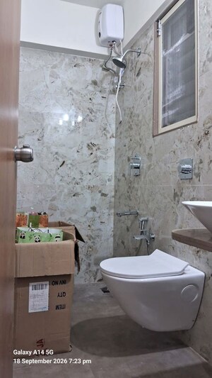 Bathroom in 2 BHK Apartment at Shilpriya Silicon Hofe, Tilak Nagar – for Rent