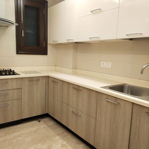 Kitchen in 3 BHK Builder Floor at Nizamuddin East – for Rent