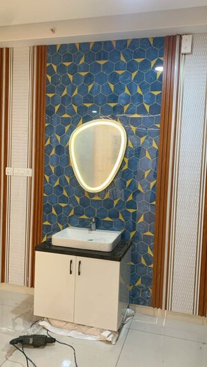 Bathroom in 3 BHK Apartment at Aparna Zenon, Puppalaguda – for Rent