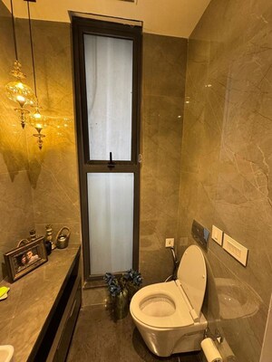 Bathroom in 3.5 BHK Apartment at Tata Primanti-Tower Residences, Sector 72 – for Rent