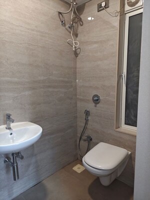 Attached Bathroom in 1 BHK Apartment at Crescent Silverwoods, Powai – for Rent