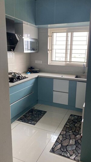 Kitchen in 3 BHK Apartment at Sumadhura Acropolis, Gachibowli – for Rent