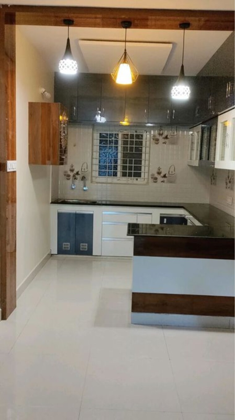 Kitchen, chandranagar 3 Bedroom 1350 Sq.Ft. Villa In Chandranagar Palakkad 10692473